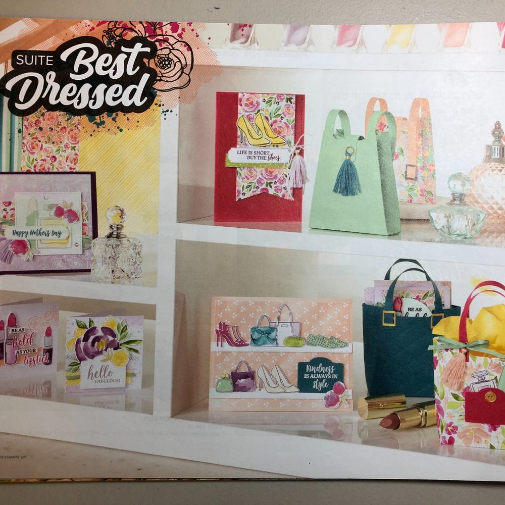 EUC - Stampin Up Best Dressed Suite